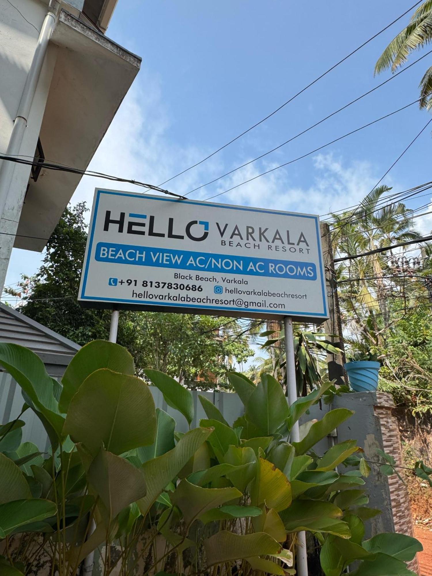 Beach View Balcony Resort By Hello Varkala Extérieur photo